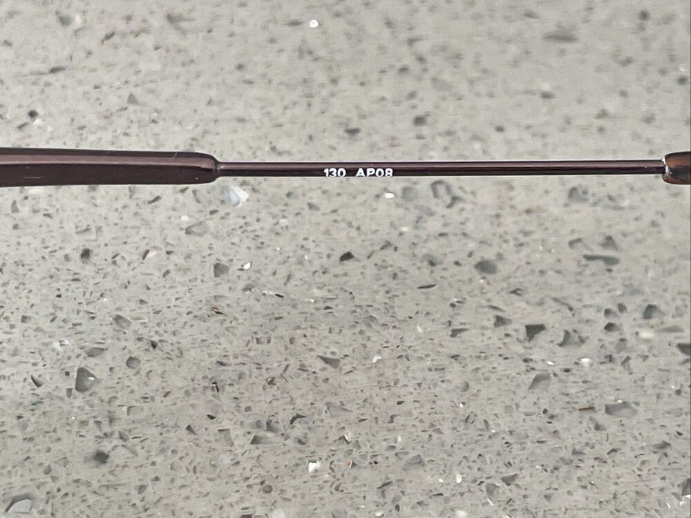Apostrophe AP08 C58 47-18-130 2-1 Brown Bronze Full Rim Eyeglasses Frames ONLY - Picture 8 of 16